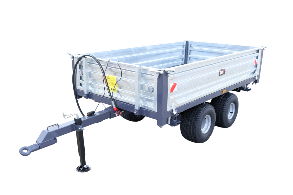 Trailer with lighting 2.5/2 + “double axle” dumping