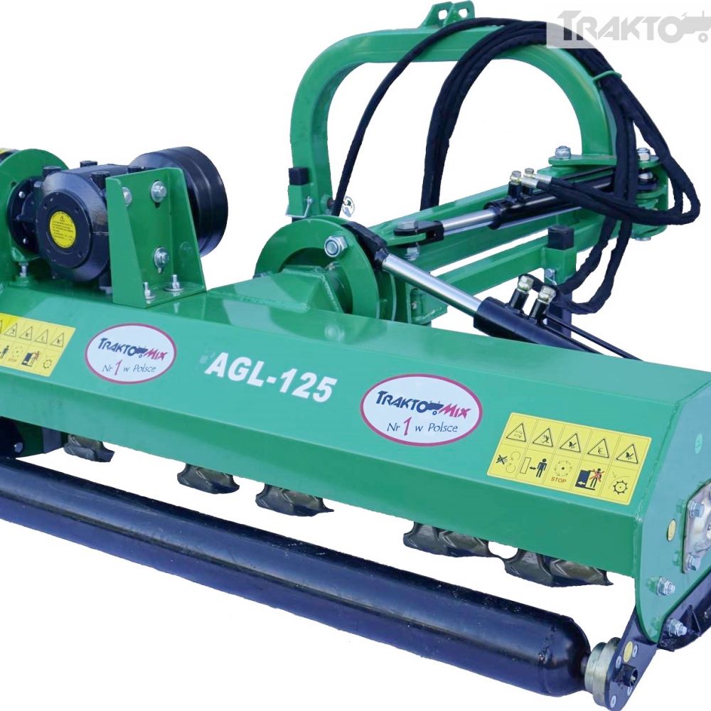 flail mower with an outreach arm AGL 125