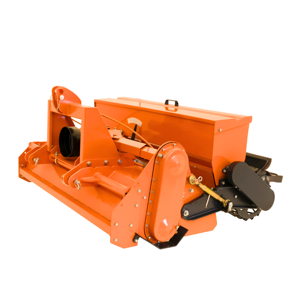 GEOGRASS SB145 stone burier with seed drill, tilling set