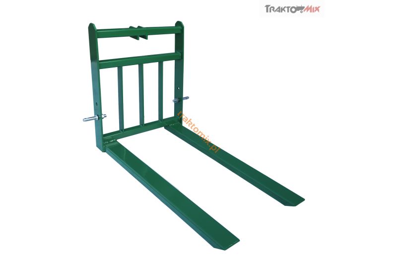 Back-mounted pallet fork