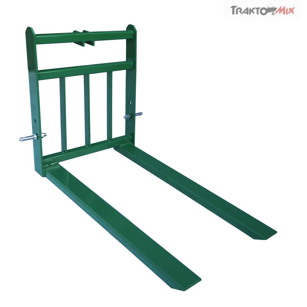 Back-mounted pallet fork