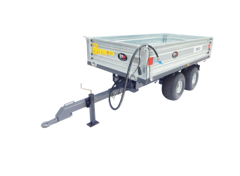 Trailer with lighting 2.5/2 + “double axle” dumping