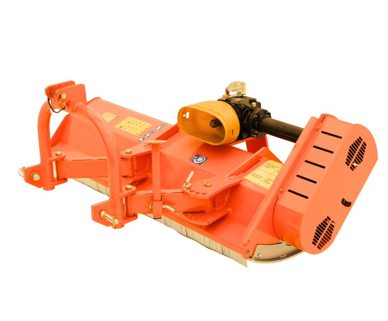 EFM 145 flail mower with an outreach