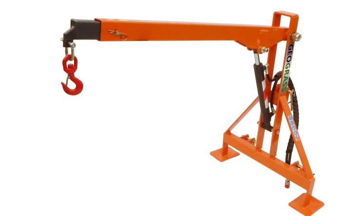 Hydraulic crane for small tractors EL200