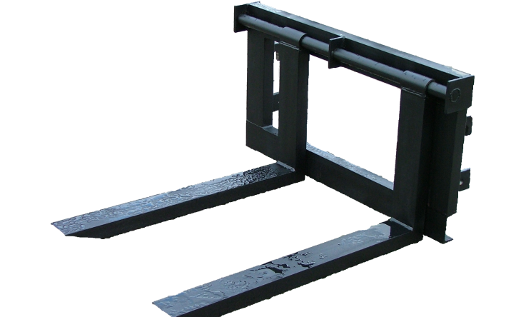 Pallet fork dedicated to the front loader