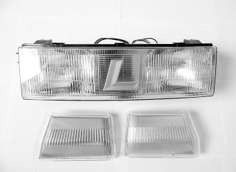 Lampa kompletna z boczkami H3400-30000 