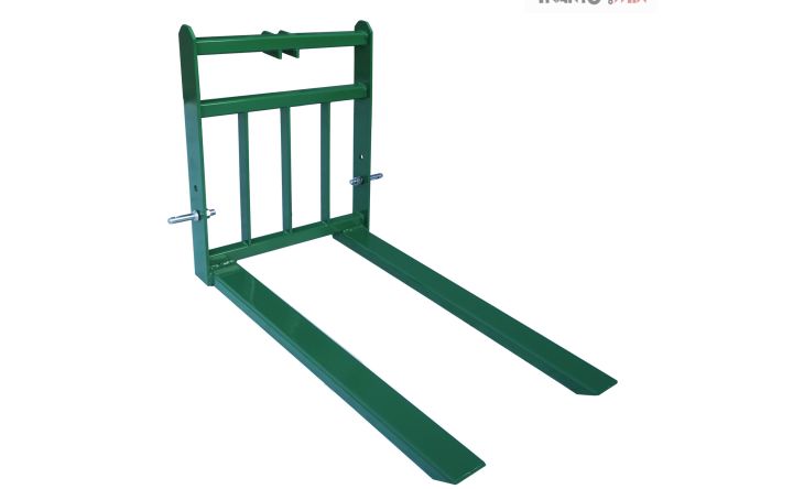 Back-mounted pallet fork