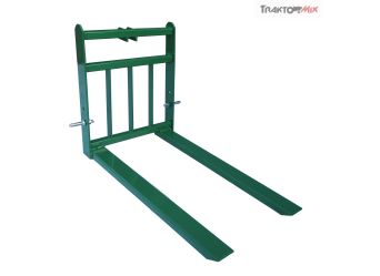 Back-mounted pallet fork